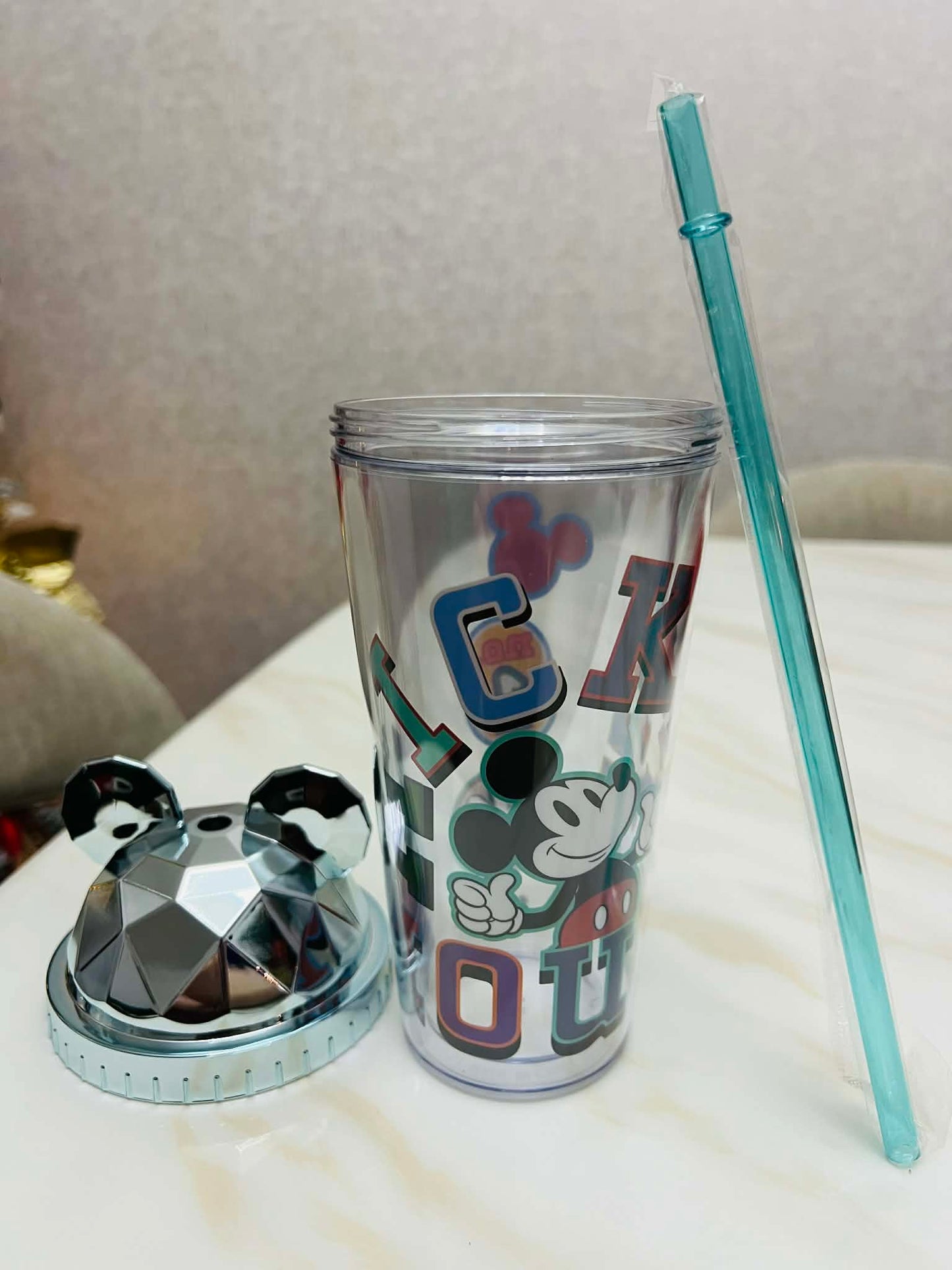 DISNEY - VASO TOMATODO - MICKEY MOUSE PLATEADO