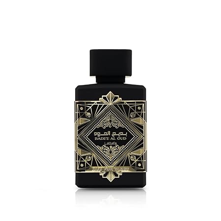 Lattafa Bade'e Al Oud, Oud for Glory - Eau de Parfum en espray unisex, 3.4 onzas
