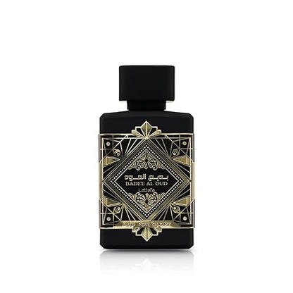 Lattafa Bade'e Al Oud, Oud for Glory - Eau de Parfum en espray unisex, 3.4 onzas