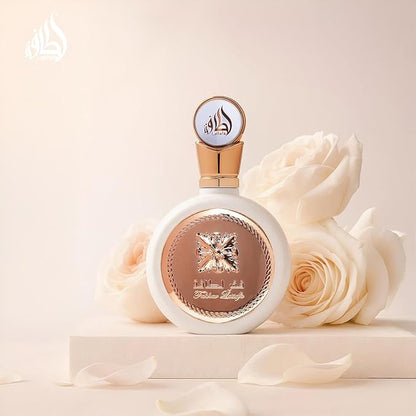 Lattafa Fakhar - Perfume de larga duración para mujer, floral, afrutado, fresco, dulce, 100ML
