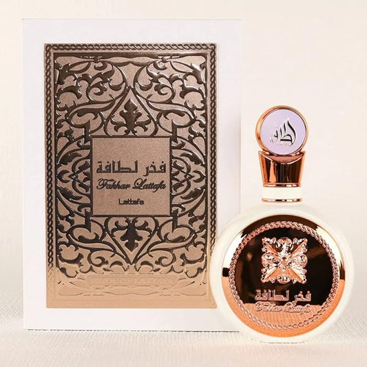 Lattafa Fakhar - Perfume de larga duración para mujer, floral, afrutado, fresco, dulce, 100ML