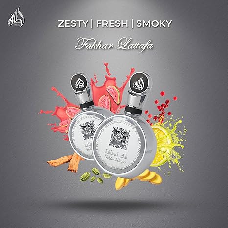Lattafa Fakhar Pride Platin unisex - 3.4 oz EDP Spray (100ml)