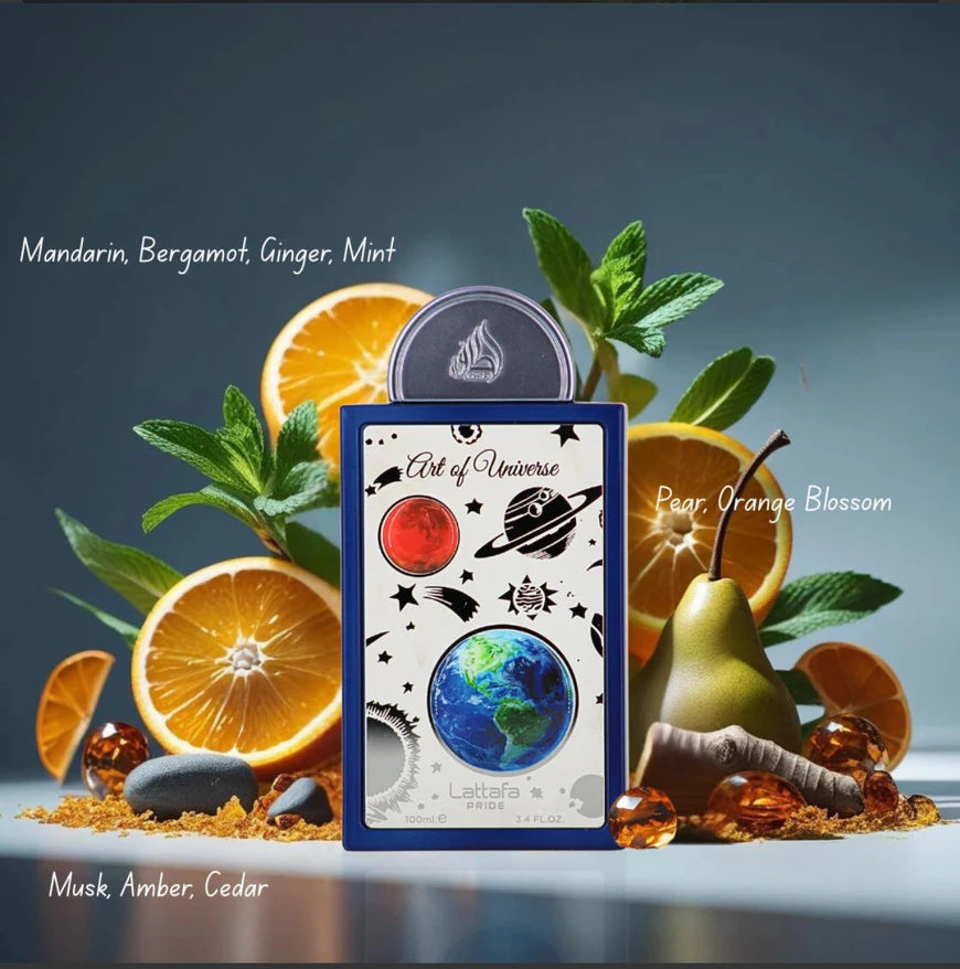 LATTAFA PRIDE ART OF UNIVERSE SET DE REGALO UNISEX - Set de regalo de 3 piezas de Eau De Parfum