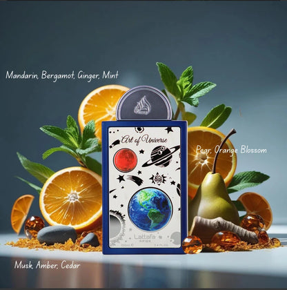 LATTAFA PRIDE ART OF UNIVERSE SET DE REGALO UNISEX - Set de regalo de 3 piezas de Eau De Parfum