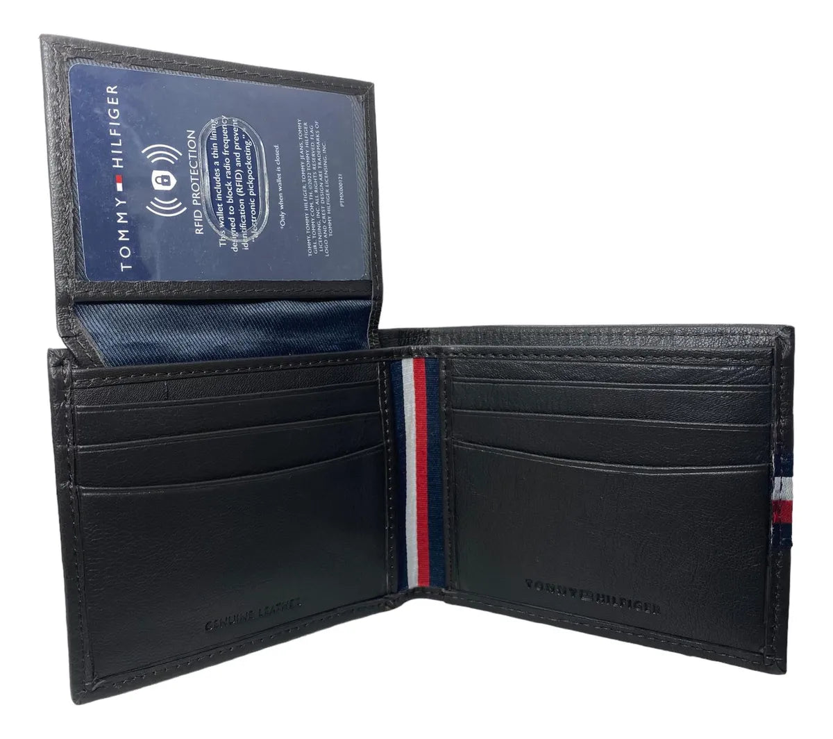 Tommy Hilfiger - Billetera Marrón Liso