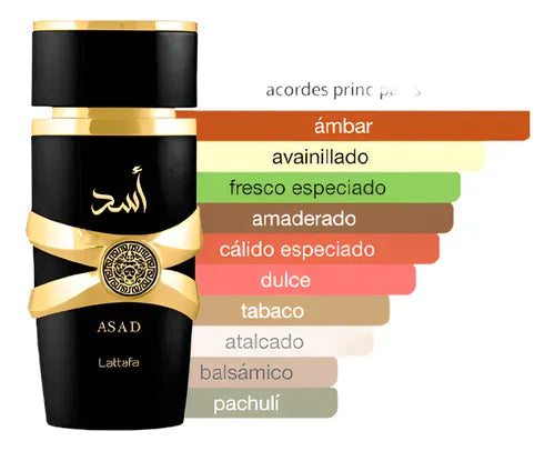 Asad Lattafa Eau de Parfum Hombre 100ml